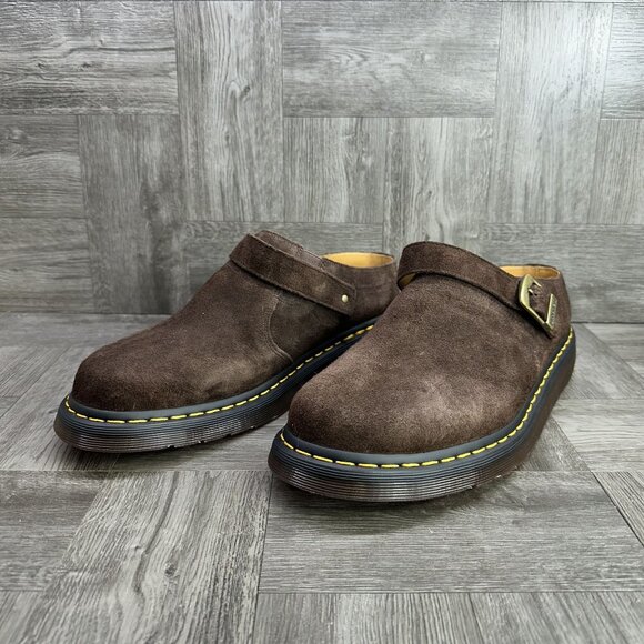 Dr. Marten's Isham Men's size 13 Brown Suede Slingback Shoes - Picture 3 of 9